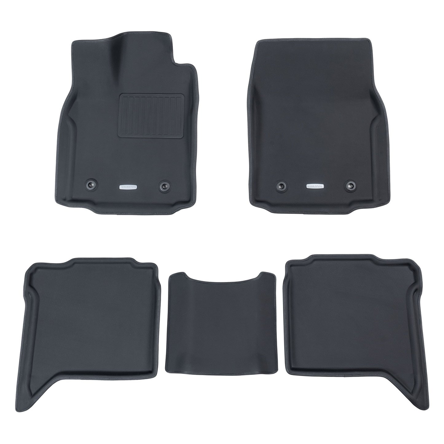 3D Floor Mat FMR-EATO0003K - Toyota Tundra Crew Max 2022+